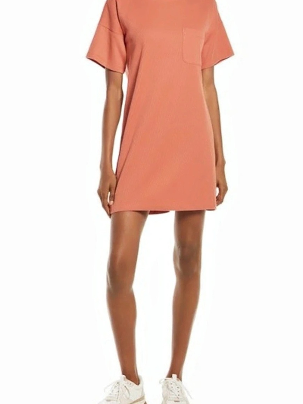 Madewell Rib T-shirt Pocket Dress - Picture 2 of 11